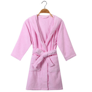 Albornoz de lujo 100% de algodón <span class=keywords><strong>para</strong></span> niños, bata de <span class=keywords><strong>dormir</strong></span>, fiesta de Spa, <span class=keywords><strong>batas</strong></span> de Spa <span class=keywords><strong>para</strong></span> niños con capucha - Product Image 1