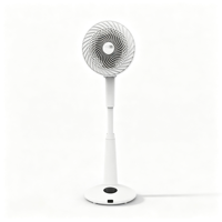 Kipas Angin Sirkulasi Udara Vertikal untuk Rumah, 3D Air Swing, Fungsi Timer, Tenang, Ventilasi Listrik, Pendingin