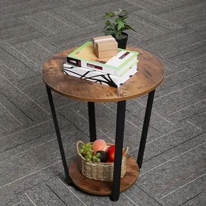 Tall Frame End Table tiny round end table multi-purpose living room furniture coffee table