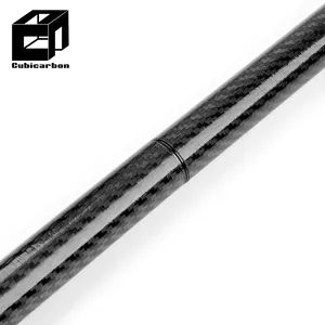 High Quality 3K Telescopic Carbon Fiber Tubes OEM Length 1m 2m 3m Carbon Fiber Pole With Clip Connection