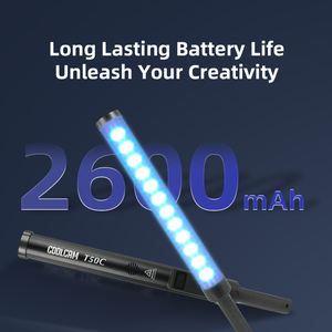 Lishuai 20W T50C Alto brillo Ligero Alto rendimiento Tubo de luz RGB a todo color para transmisión en vivo Uso portátil al aire libre - Product Image 4