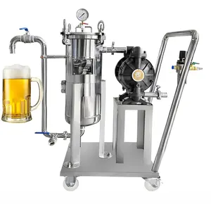 High performance stainless steel malt alcohol spanish red wine sangria single multi cartridge filter housing machine