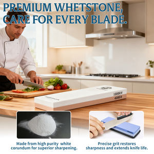 אבן השחזה דו-צדדית 1000/6000 גריט, אבן השחזה מקצועית להשחזת סכינים ביתיים ומסחריים - Product Image 3