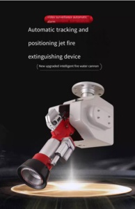 Canon à eau intelligent à suivi automatique en altitude, dispositif d'extinction d'incendie DN20 en acier inoxydable durable pour incendies de classe A et B - Product Image 5