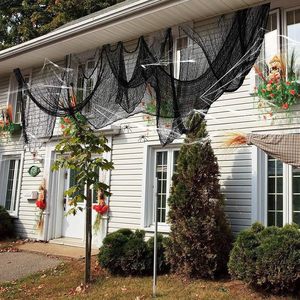 Tessuto Spaventoso per Halloween da 600g, Rete Elastica a Forma di <span class=keywords><strong>Ragnatela</strong></span> per Decorazioni di Feste e Case Infestate - Product Image 6