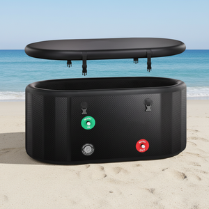 Bañera de Hielo Inflable de PVC Vanace con Ducha de 60 galones o más para Recuperación Física al Aire Libre - Product Image 1