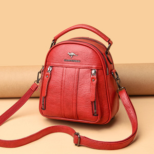 Fashion <b>Black</b> PU Leather Mini School <b>Backpack</b> Bag Vintage Custom Travel <b>Backpack</b> Bag for Women - Product Image 3