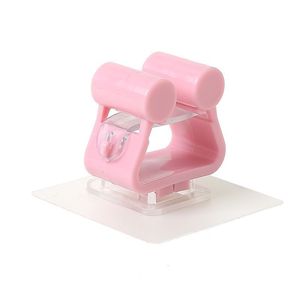 Wall Mounted Mop Holder Punch Free Storage <b>Hook</b> For <b>Bathroom</b> With Dustproof Cover Rectangle Shape Polished Finish - Product Image 5