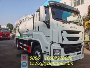 Camión de Succión de Aguas Residuales y Limpieza ISUZU 4x2 15CBM, Diésel Manual, 251-350HP, Euro 6, para Limpieza de Tuberías - Product Image 4