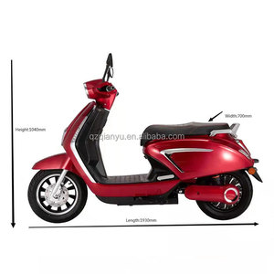 Scooter rouge pour adultes, hommes et femmes, moto de mobilité, vélo à batterie au plomb pour la maison, les voyages et les loisirs - Product Image 3