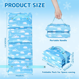 Summer Car Seat Cooler Pad <b>for</b> <b>Toddler</b> with Removable Ice Pack Baby Cooling Mat <b>for</b> Child Car Seats and <b>Strollers</b> - Product Image 2
