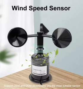 BoyAiot IP45 exterior protegido liga de alumínio DC5V/12V/24V anemômetro 0-70 m/s RS485 Modbus 4-20mA saída torre montada vento - Product Image 5
