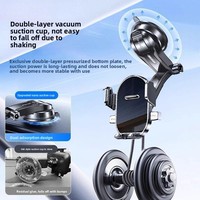 Support Téléphone Voiture 2026 Nouveau Type Ventouse Universel Fixation Navigation Console Centrale Tableau de Bord Rotation 360 Degrés