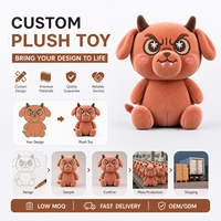Fabricant de peluches personnalisées à faible MOQ, jouets en peluche animaux personnalisés, jouets en peluche mignons personnalisés