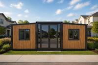 Casa Contenedor Expandible de 20 pies, Color Personalizado, Garantía de 5 Años, Residencia Moderna de 4 Dormitorios