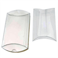 CLP Umwelt freundliche Anzeige Kissen Plastik box faltbare benutzer definierte Logo Druck kissen Box Plastik Candy Boxen Hot