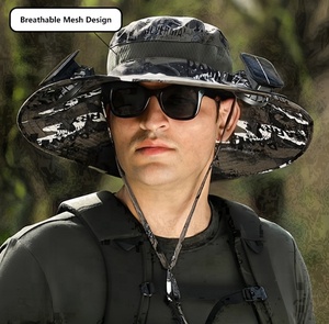 Casquette solaire tendance pour homme avec logo personnalisé, en maille respirante, imperméable et anti-UV, idéale pour la randonnée, la pêche et les loisirs - Product Image 3