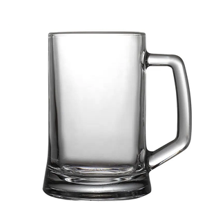 Venta al por mayor de vasos de cerveza transparentes con logotipo personalizado 400ml 500ml 650ml tazas para beber con mango Stein vasos baratos para <span class=keywords><strong>Pub</strong></span> Bar - Product Image 5