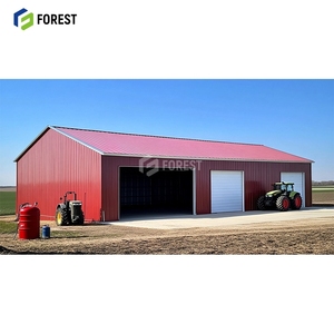 Structure préfabriquée en acier entrepôt hangar bon marché en métal atelier de bâtiment en acier - Product Image 1