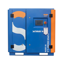 Compresseur d'air à vis rotatif professionnel SE-10EPM à vitesse variable, à économie d'énergie, avec moteur à entraînement direct et variateur de fréquence PLC – Nouveau modèle