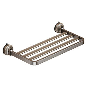 Toallero de succión L teng de 60 cm, de aluminio espacial, 4 barras, diseño minimalista, organizador de almacenamiento para baño - Product Image 2