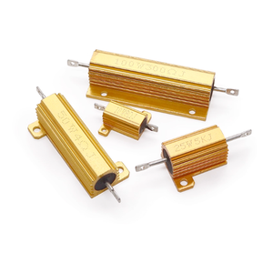 RX24 10W RX 300OHM Power Boîtier métallique en aluminium doré Boîtier de résistance bobinée - Product Image 3