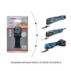 Lame de scie oscillante Bosch Starlock AIZ 32 BSPB BIM, lame de scie à découpe profonde, lame de scie multi-outils pour bois dur, pour GOP12V-28 GOP185-Li - Product Image 2