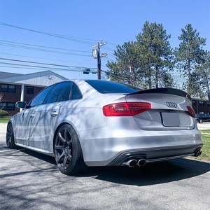 Aileron arrière style berline B8.5 en fibre de carbone pour coffre, 2012-2015, fibre de carbone - Product Image 5