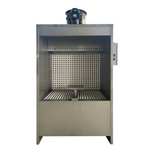 Цена по прейскуранту завода-изготовителя 304 из нержавеющей стали 1 метр влажная покрасочная камера для жидкой окраски с поворотным столом - Product Image 2