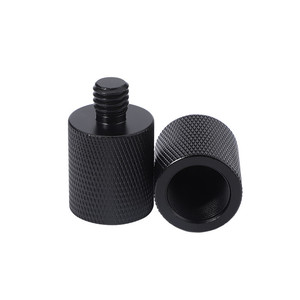 Aluminum Alloy Microphone <b>Adapter</b> 5/8 To 1/4 Threaded Connector For Studio Stand Mounting - Product Image 3