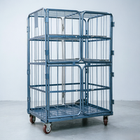 Nouvelle Offre Spéciale : Conteneur à Roulettes en Acier Métallique Personnalisé pour Stockage de Marchandises en Supermarché, Cage à Roulettes en Zinc, Chariot Logistique, Conteneur à Grillage Métallique Depotfit
