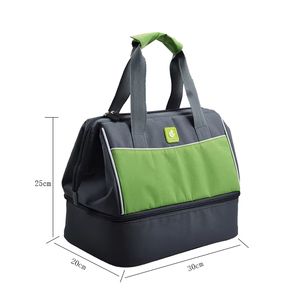 Lonchera Térmica Aislada de 20L con Panel Solar, Bolsa Refrigerante Impermeable para Oficina, Viajes y Picnics, Hecha de Material 600D - Product Image 3