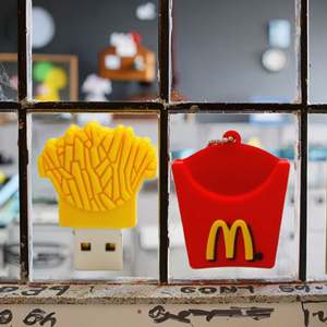 Clé USB 2.0 personnalisée en forme de frites, cryptée, 32 Go - Product Image 2