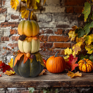 Three Layers Artificial Pumpkin Foam Living Room Decoration Autumn Potted Plants Sunflowers Maple Thanksgiving Valentine's Day - Product Image 5