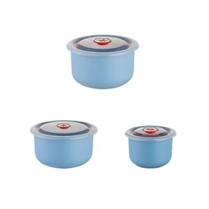 3 pack <span class=keywords><strong>cuisine</strong></span> <span class=keywords><strong>pas</strong></span> <span class=keywords><strong>cher</strong></span> paille <span class=keywords><strong>de</strong></span> blé stockage des aliments petit seau <span class=keywords><strong>de</strong></span> stockage bol ensemble hermétique stockage des aliments conteneur ensemble boîte à lunch - Product Image 6