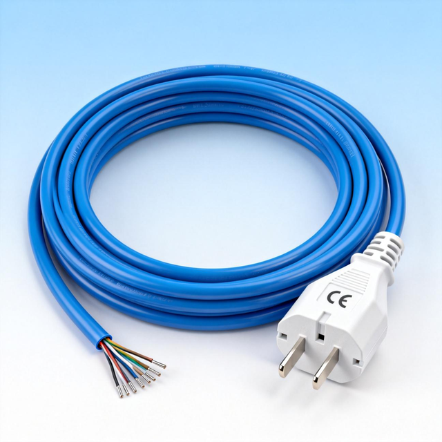 Europe and America Construction High Temperature Resistant Flexible Copper Conductor Insulated Power Cords RVV RVVP Power Cables