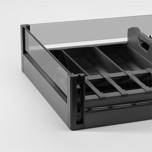 HNOSS Support de rangement à <span class=keywords><strong>tiroirs</strong></span> Panier à vaisselle en aluminium sous l'évier Organisateur de casseroles et de poêles - Product Image 4