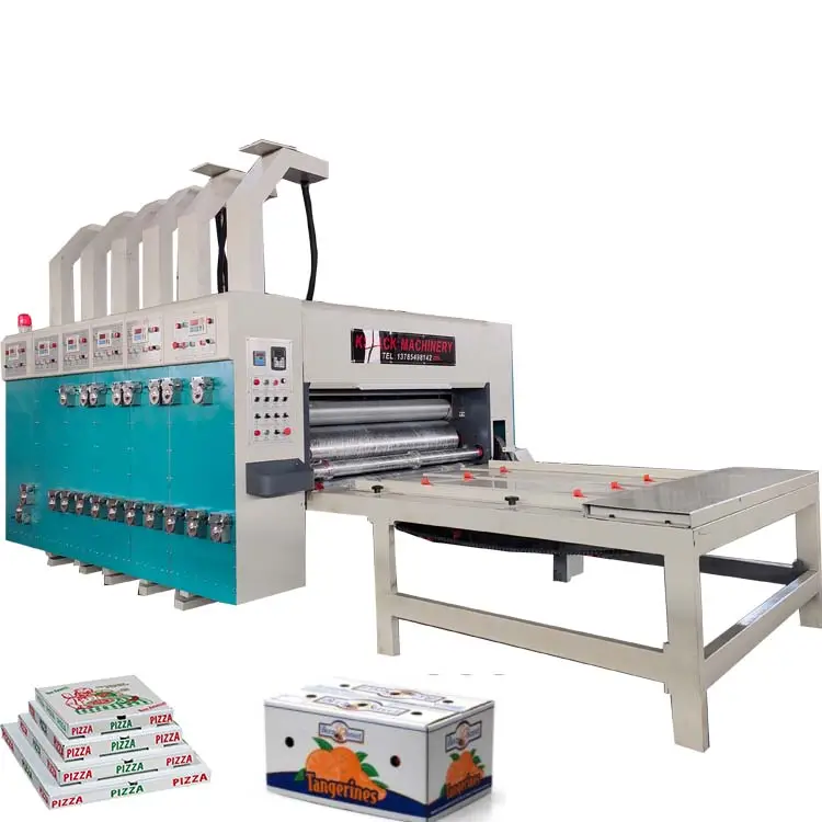 Alimentador de corrente para cartão ondulado e máquina de fazer caixas de pizza/máquina de impressão para papelão ondulado