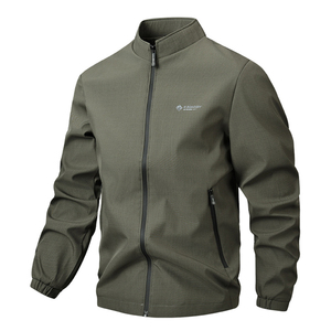 เสื้อแจ็คเก็ตผู้ชายแบบลำลองบางเบา สำหรับวัยกลางคน สวมใส่สบาย ระบายอากาศได้ดี แฟชั่นสำหรับฤดูหนาว กันลม เหมาะสำหรับกิจกรรมกลางแจ้ง ฤดูใบไม้ผลิ ฤดูใบไม้ร่วง รุ่นใหม่ - Product Image 2