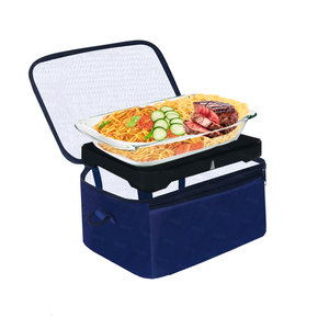 Horno portátil 3 en 1, 110V, 220V, 12V, 24V, fiambrera eléctrica, calentador de alimentos, calentador de alimentos Personal para <span class=keywords><strong>coche</strong></span>, camión, viaje, oficina y hogar - Product Image 3