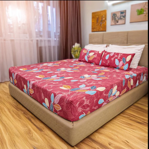 Đôi kích thước in bông tấm ga trải giường đặt cho khách sạn | cảm ứng mềm mại bán buôn bộ đồ giường thiết lập | bền bông bedsheets với pillowcase - Product Image 2