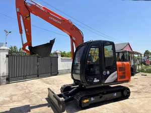 Miniexcavadora Hitachi ZX60 Zaxis60, Excavadora de Cadenas de 6 Toneladas, Usada, en Venta, con Motor, Caja de Cambios, Bomba, Rodamientos, Engranajes y Martillo Hidráulico Hitachi - Product Image 3
