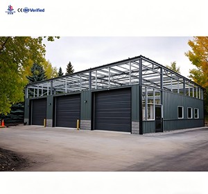 Factory Direct Custom Size Residential Steel Garage, <b>UV</b> & Snow Resistant Multi-Bay Backyard Workshop Storage Barn - Product Image 5