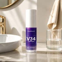 Mousse blanchissante pour dents V34, type pressoir, rafraîchit l'haleine, nettoie les dents, soin des gencives, soin buccal, 30 ml
