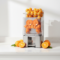 Presse-agrumes commercial à compression de type extrudeur, diamètre 40-90 mm, jus d'orange à flux direct, idéal pour l'entrepreneuriat