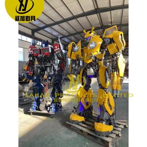 Enorme escultura de árbol abstracto de acero <span class=keywords><strong>Corten</strong></span> para exteriores a la venta Robot de estatua grande para exteriores - Product Image 6