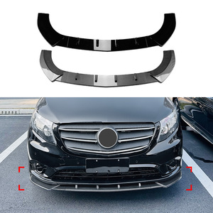 Aileron avant Amp-Z en fibre de carbone, finition mate, pour Mercedes-Benz Vito W447 2016-2023 - Product Image 1