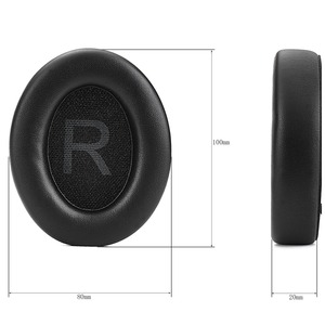 Almohadillas de Repuesto para Auriculares <span class=keywords><strong>QCY</strong></span> H3 PRO H3PRO, Almohadillas de Cuero Proteico con Aislamiento de Ruido Adaptativo <span class=keywords><strong>ANC</strong></span> - Product Image 6