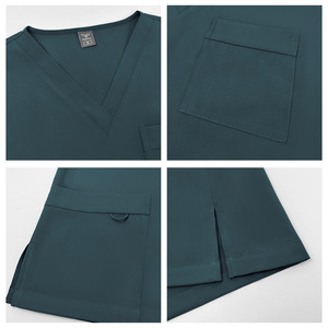 Uniforme d'hôpital de salle d'opération gommage médecin infirmière dentiste hiver été travail vêtements modèle XL taille femmes gommage uniforme ensemble - Product Image 5