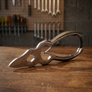 Coupe-ongles professionnel en acier au carbone robuste à tête droite, manche long, pour podologie, à pointe droite et à mâchoires larges, en boîte - Product Image 3